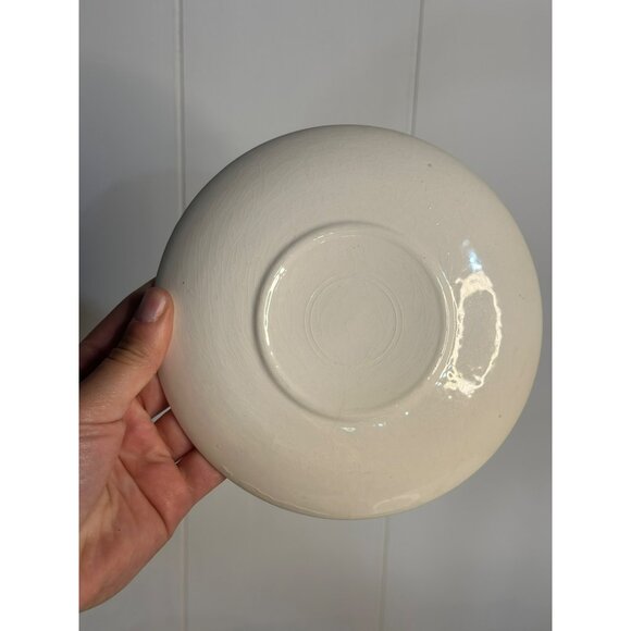 VTG 50s Salem American Ironstone Tea Coffee Cups & Saucers Set 4 Cups 3 Saucers - Picture 7 of 9